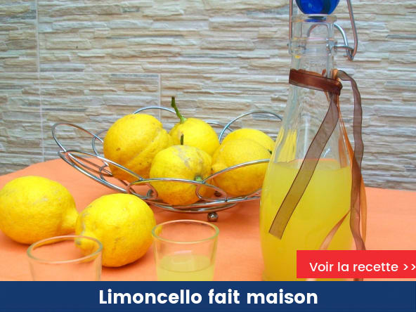 Limoncello fait maison